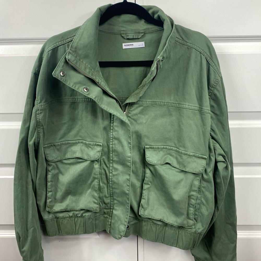 Sonoma Olive Green Utility Jacket